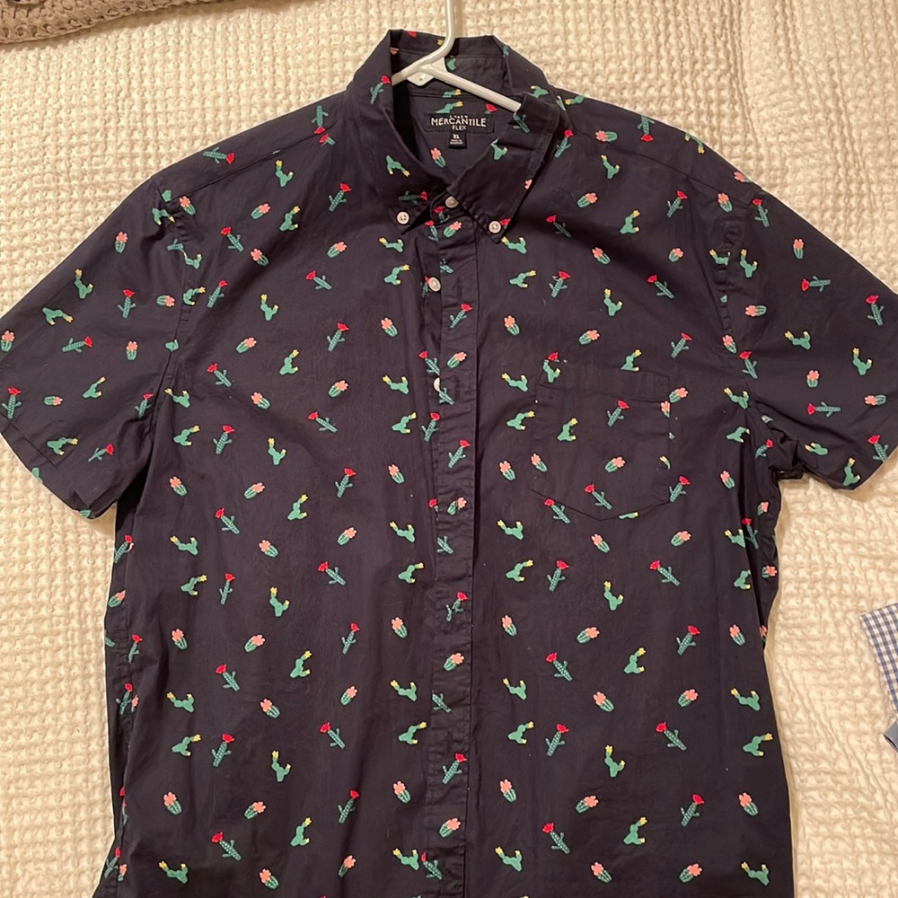 J Crew Short Sleeve Button Down